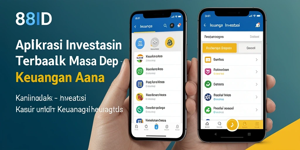 Tampilan antarmuka aplikasi 88ID yang intuitif untuk investasi Anda.