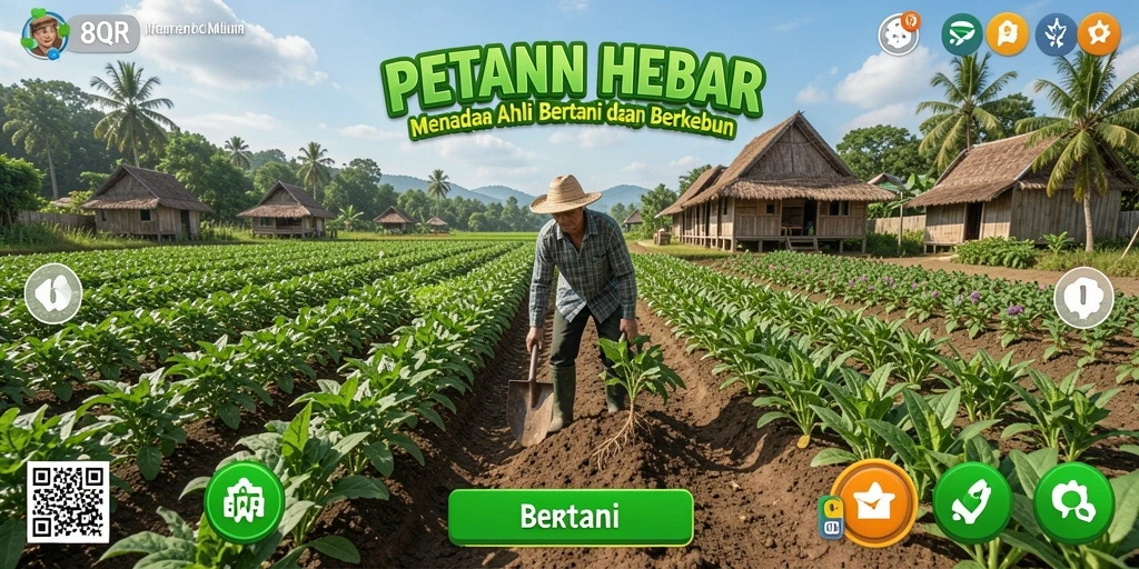 Antarmuka pengguna 8QR yang menarik dan fungsional.