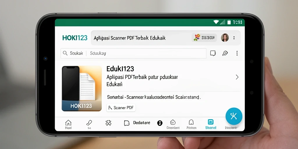 Antarmuka HOKI123 yang user-friendly dengan fitur pemindaian PDF.