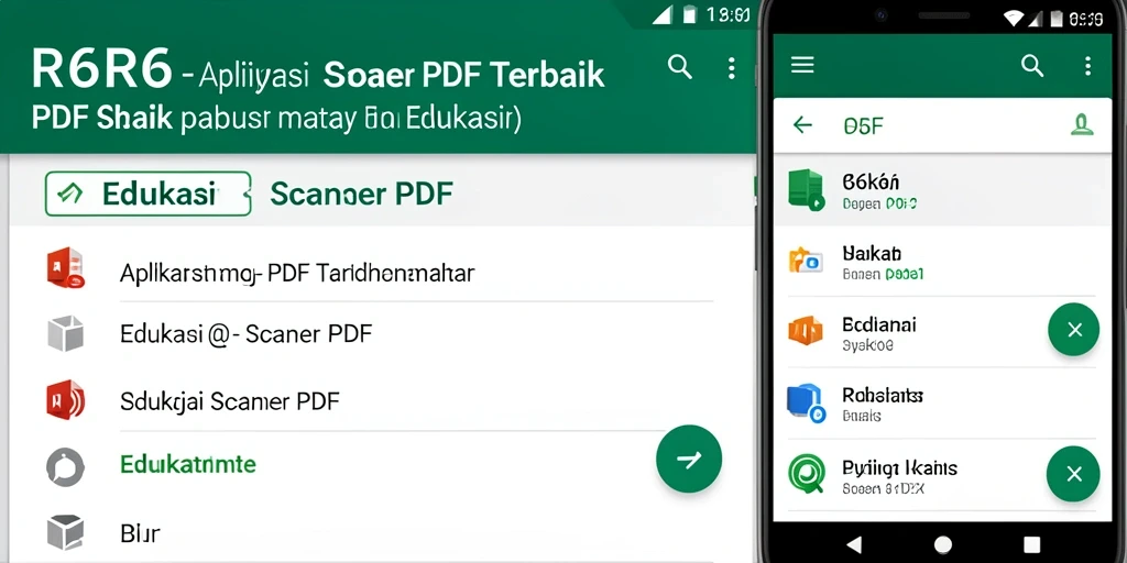 Screenshot utama R6R6 menampilkan antarmuka scanning PDF yang ramah pengguna.