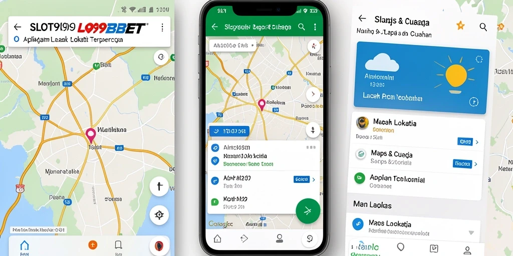 Tampilan antarmuka SLOT99BET dengan peta lokasi yang akurat.