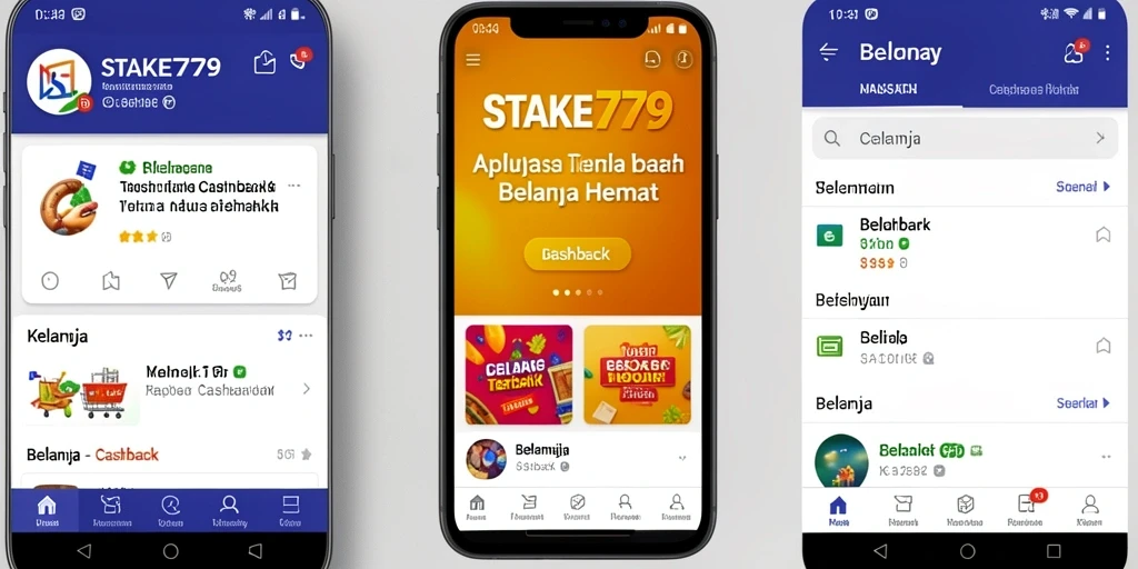 Tampilan antarmuka STAKE779 dengan fitur Cashback yang menarik.